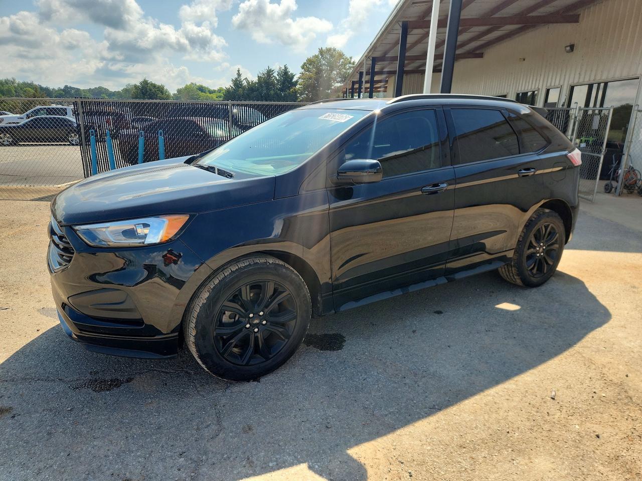 2022 Ford Edge Se Black vin: 2FMPK4G97NBA42378