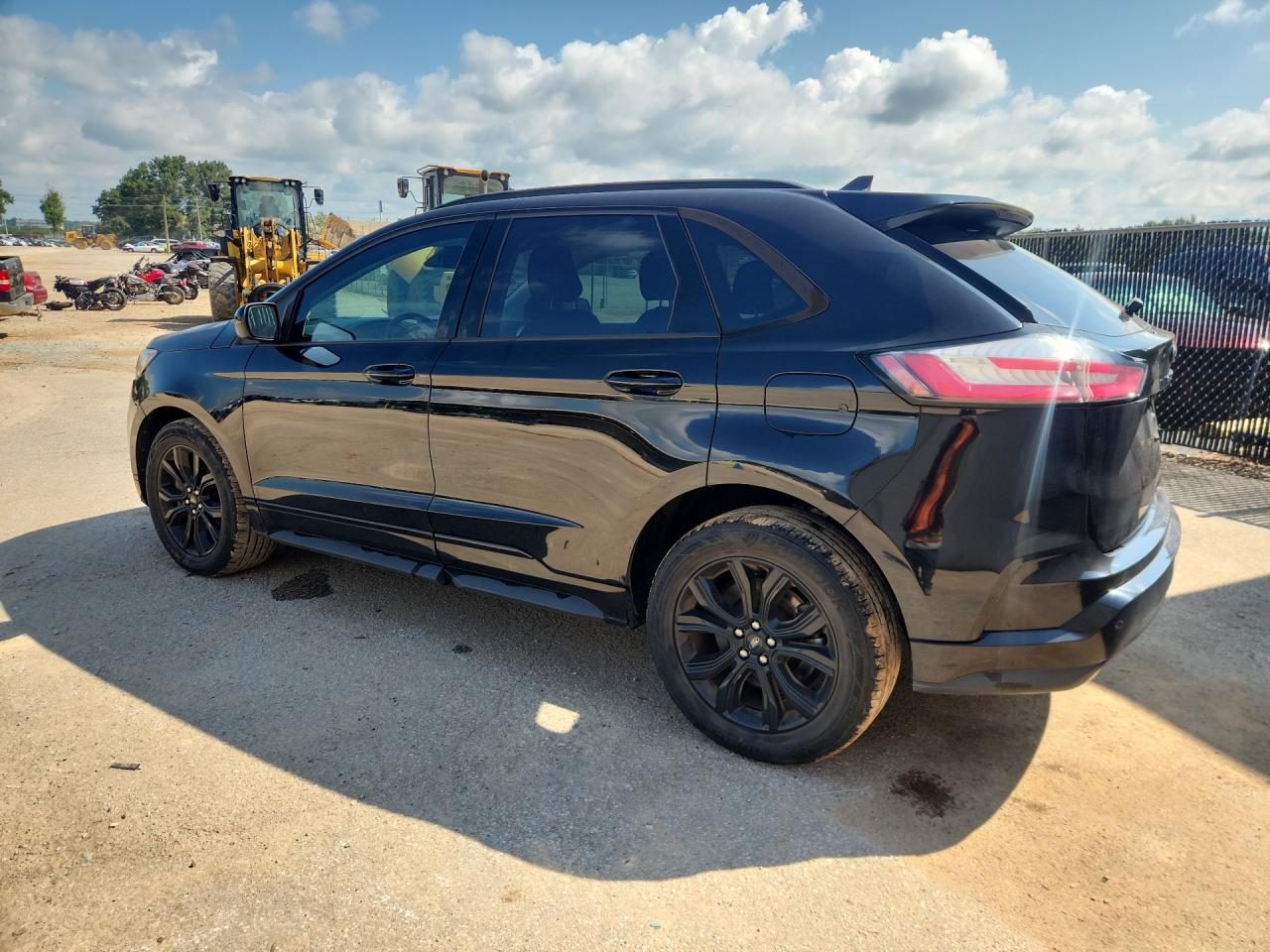 2022 Ford Edge Se Black vin: 2FMPK4G97NBA42378 Damage: Left Qtr Panel, Chipped, 1