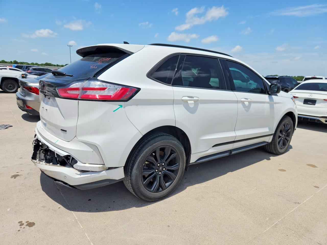 2024 Ford Edge Se White vin: 2FMPK4G99RBA46230
