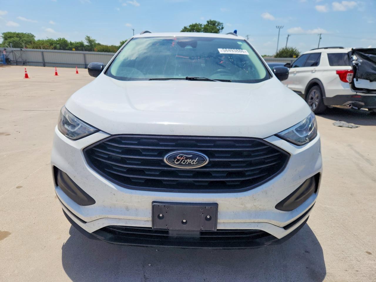 2024 Ford Edge Se White vin: 2FMPK4G99RBA46230