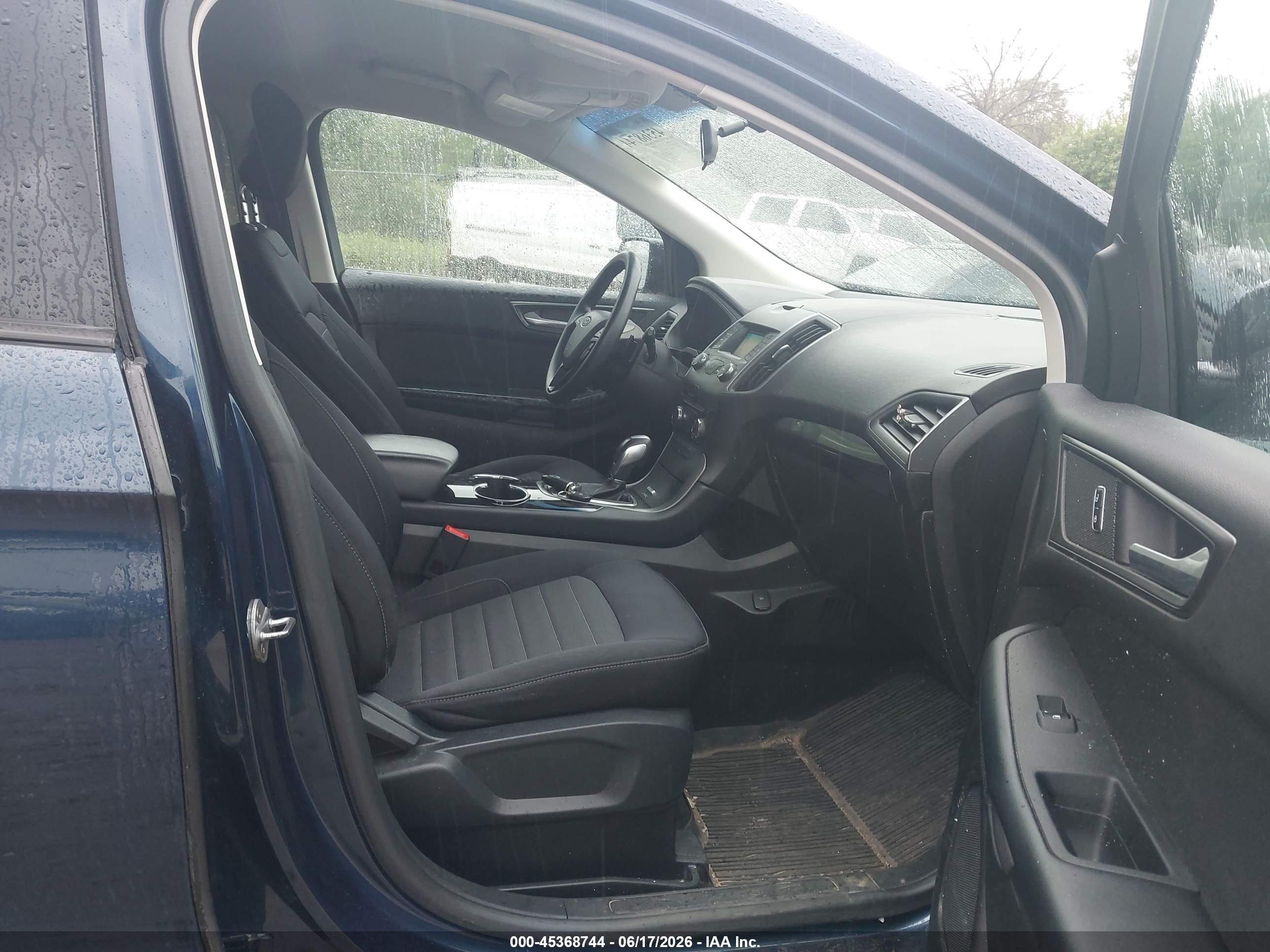 2017 Ford Edge Se Dark Blue vin: 2FMPK4G9XHBC60318