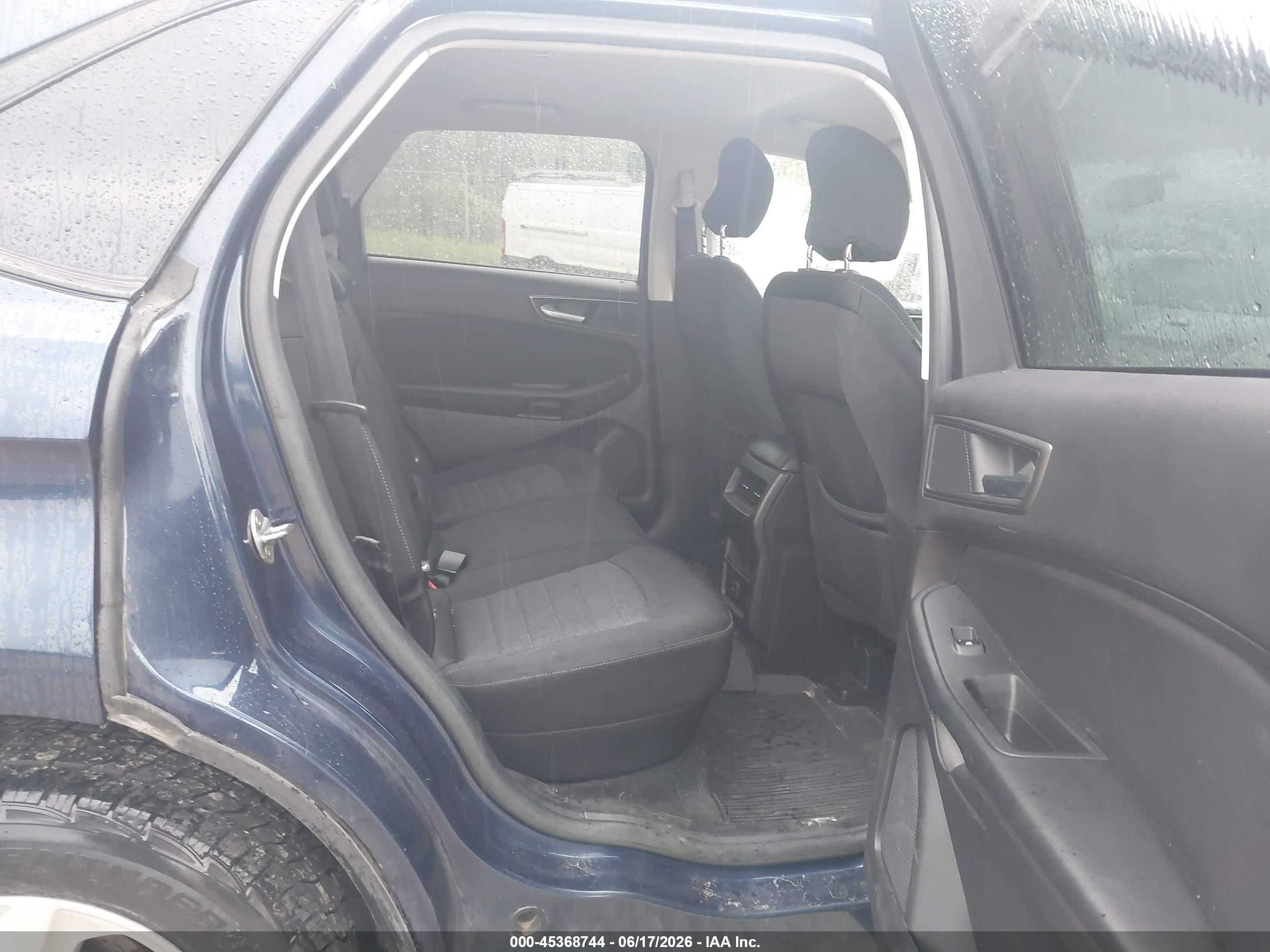 2017 Ford Edge Se Dark Blue vin: 2FMPK4G9XHBC60318