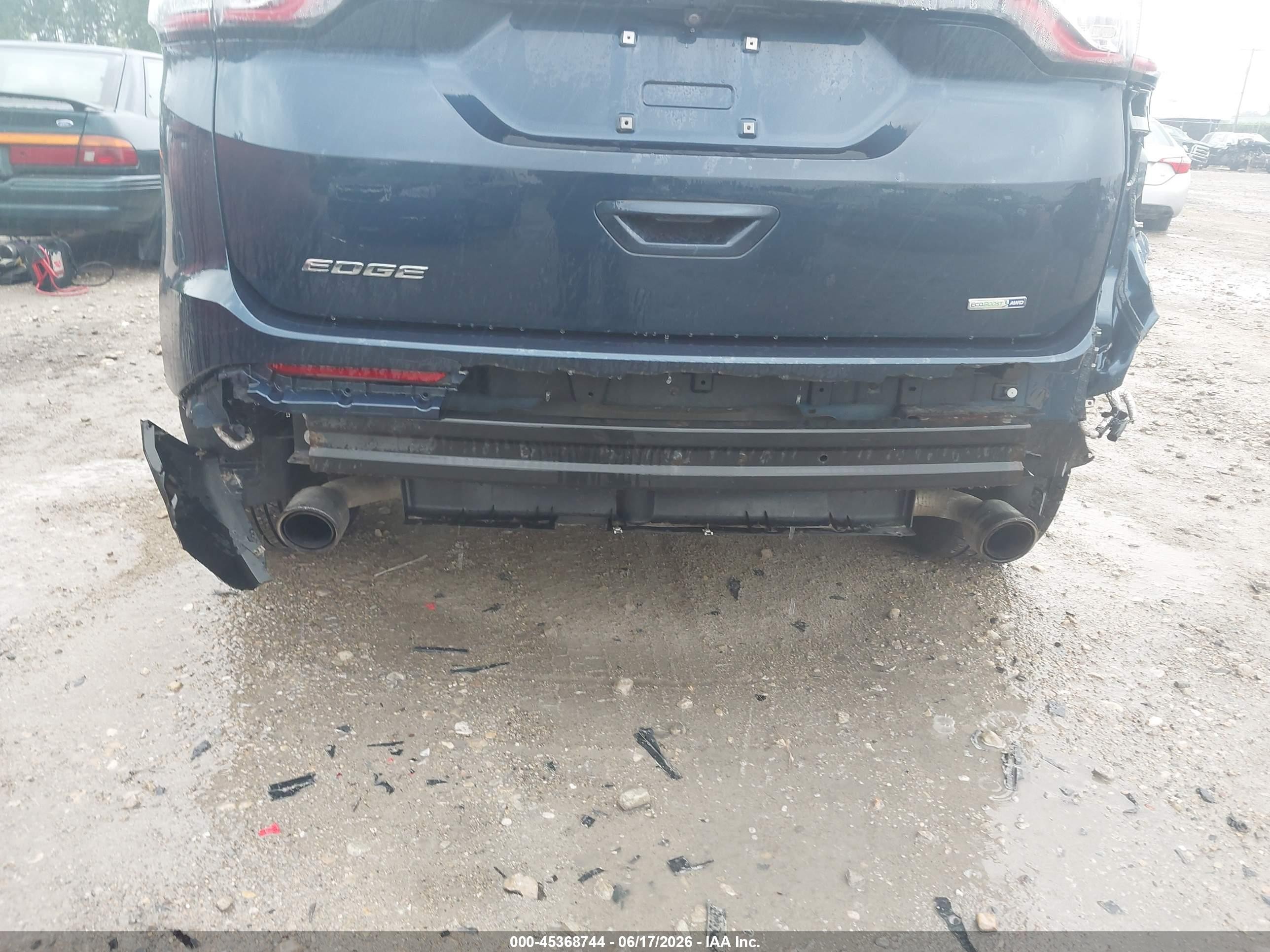 2017 Ford Edge Se Dark Blue vin: 2FMPK4G9XHBC60318