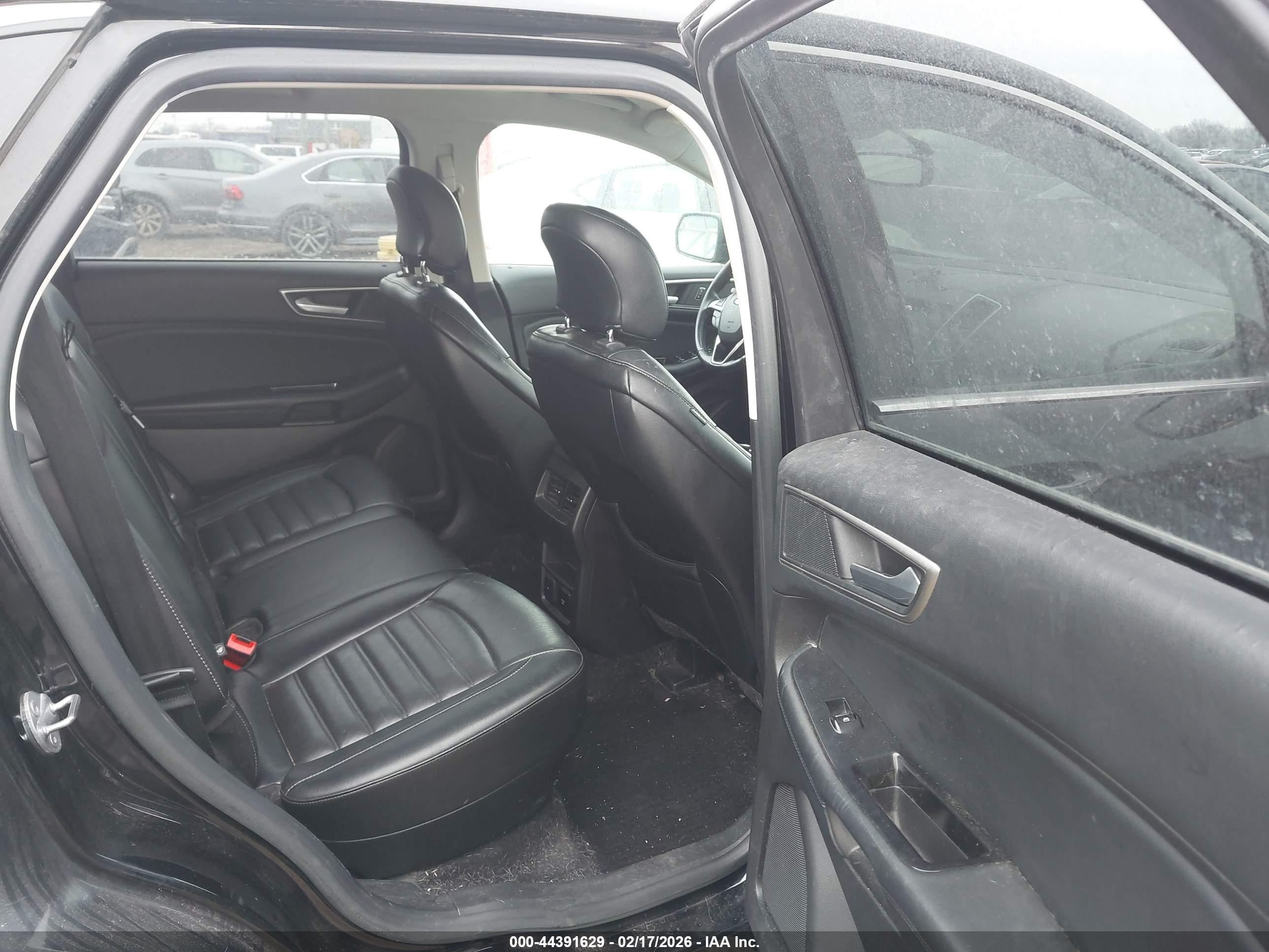 2017 Ford Edge Sel Black vin: 2FMPK4J80HBB82793