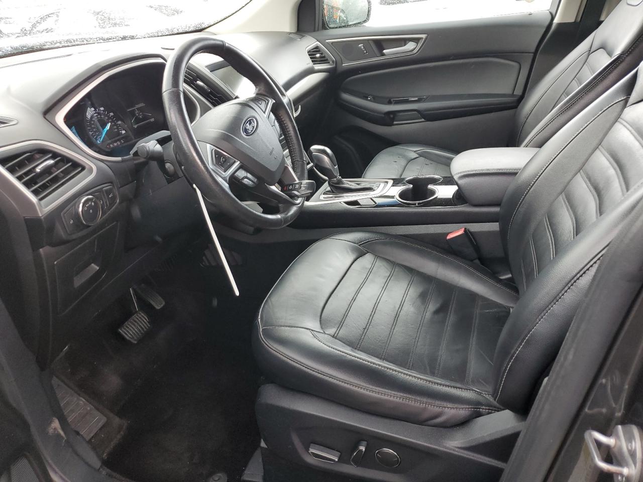 2017 Ford Edge Sel Серый vin: 2FMPK4J82HBB02815