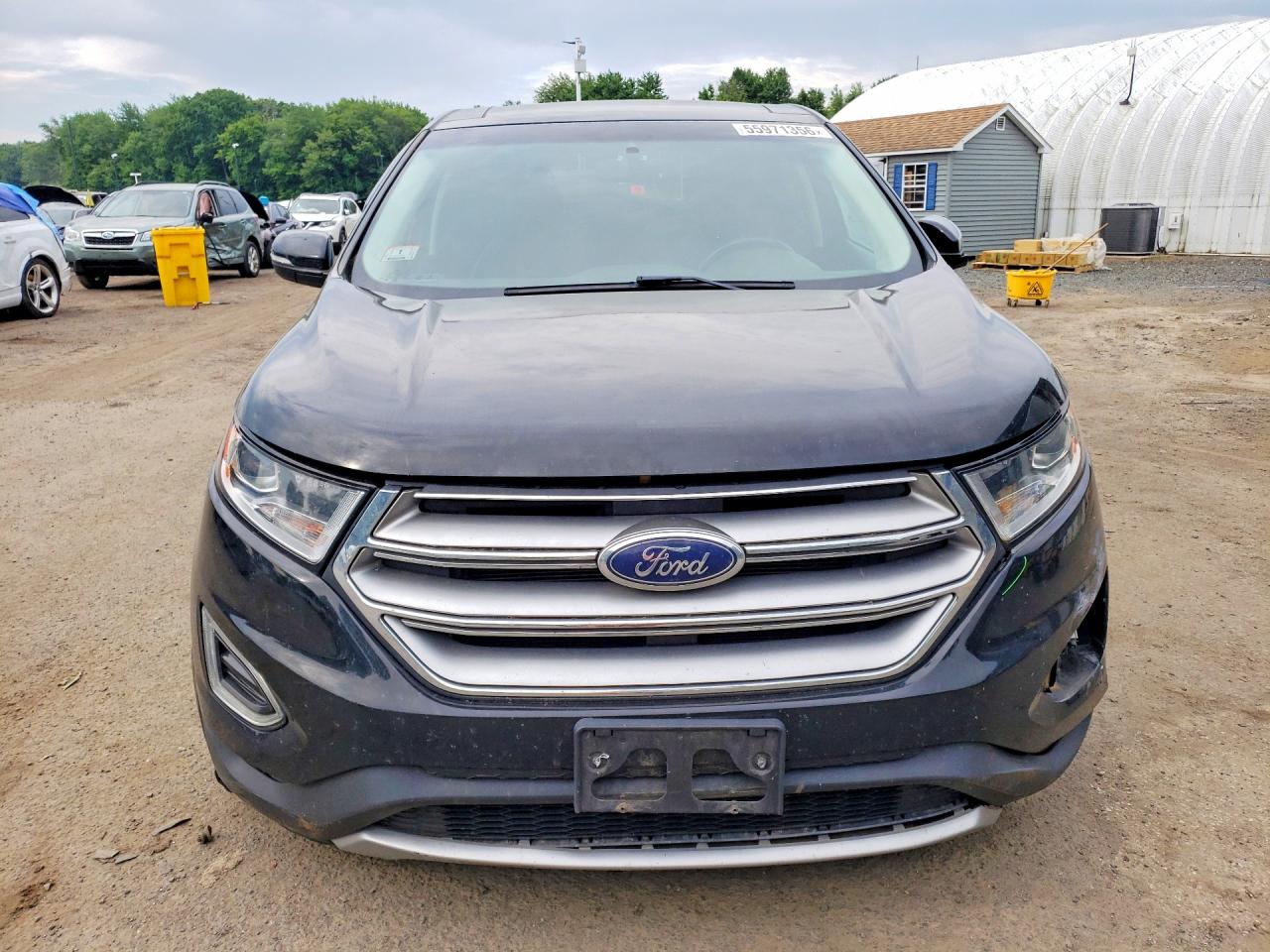2016 Ford Edge Sel Черный vin: 2FMPK4J83GBB02188