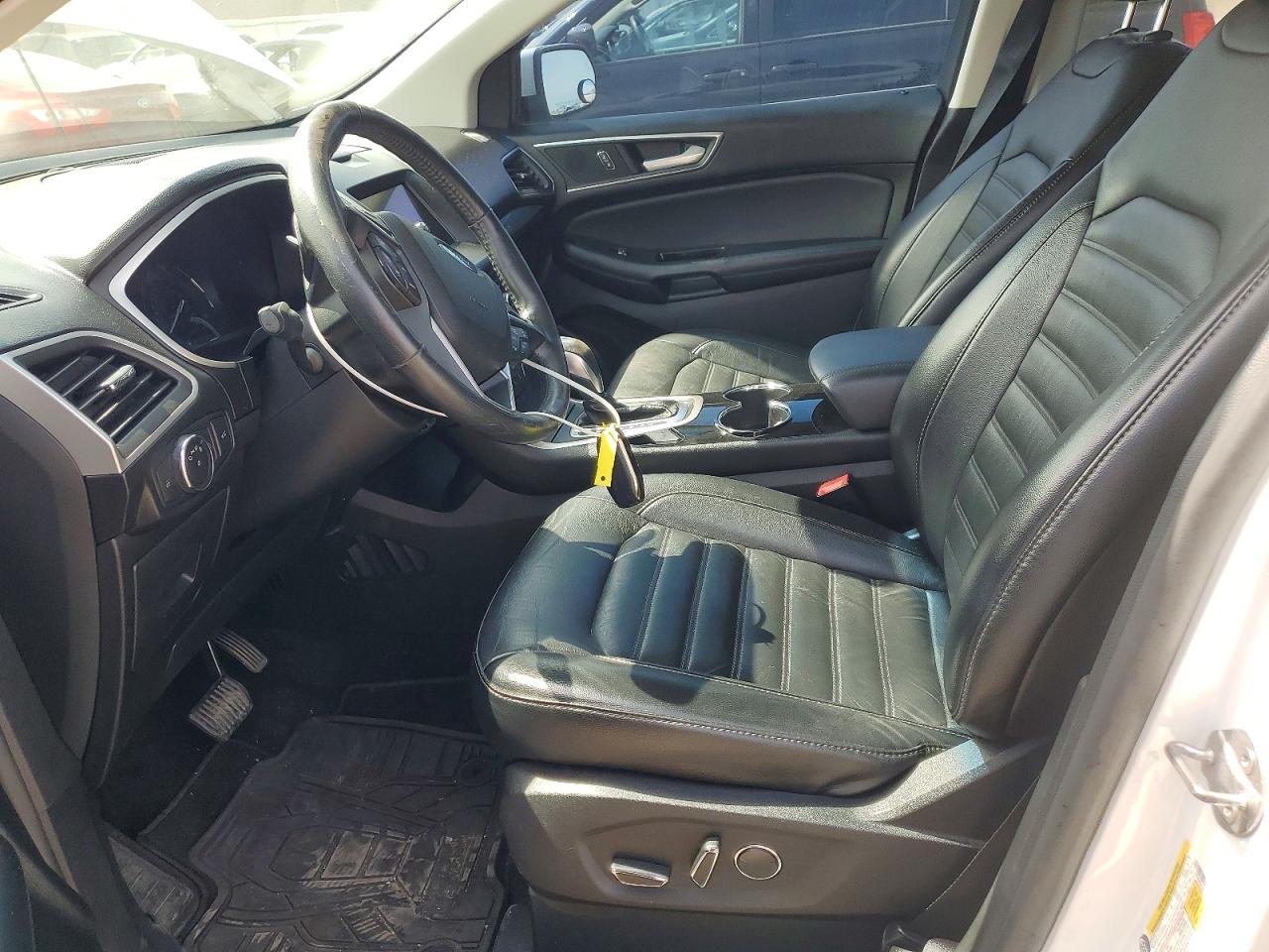 2016 Ford Edge Sel White vin: 2FMPK4J83GBB19671