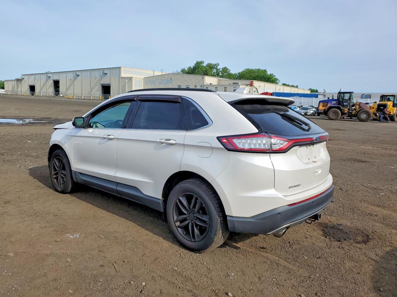 2016 Ford Edge Sel White vin: 2FMPK4J83GBB46322