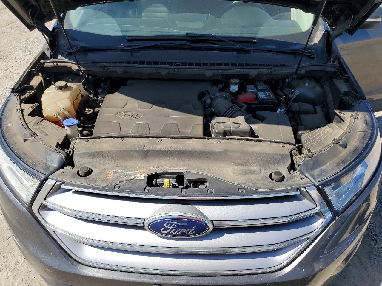 2018 Ford Edge Sel Gray vin: 2FMPK4J83JBB28586