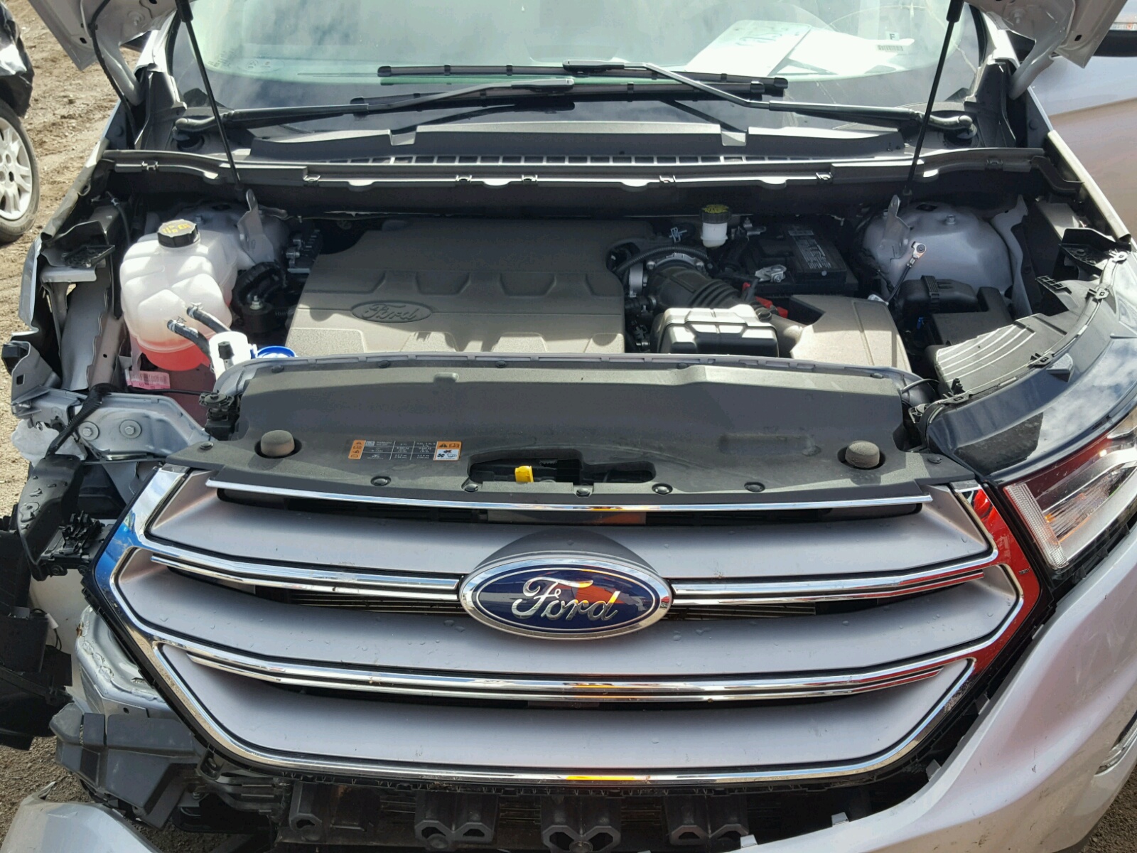 2018 Ford Edge Sel Серебряный vin: 2FMPK4J83JBC15873