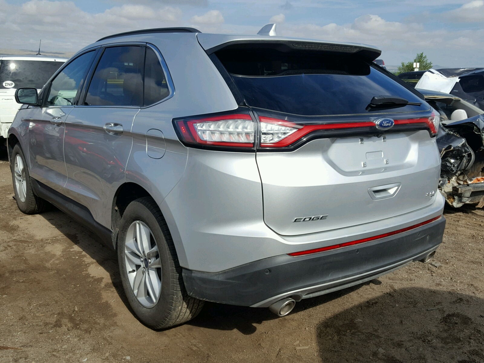 2018 Ford Edge Sel Серебряный vin: 2FMPK4J83JBC15873