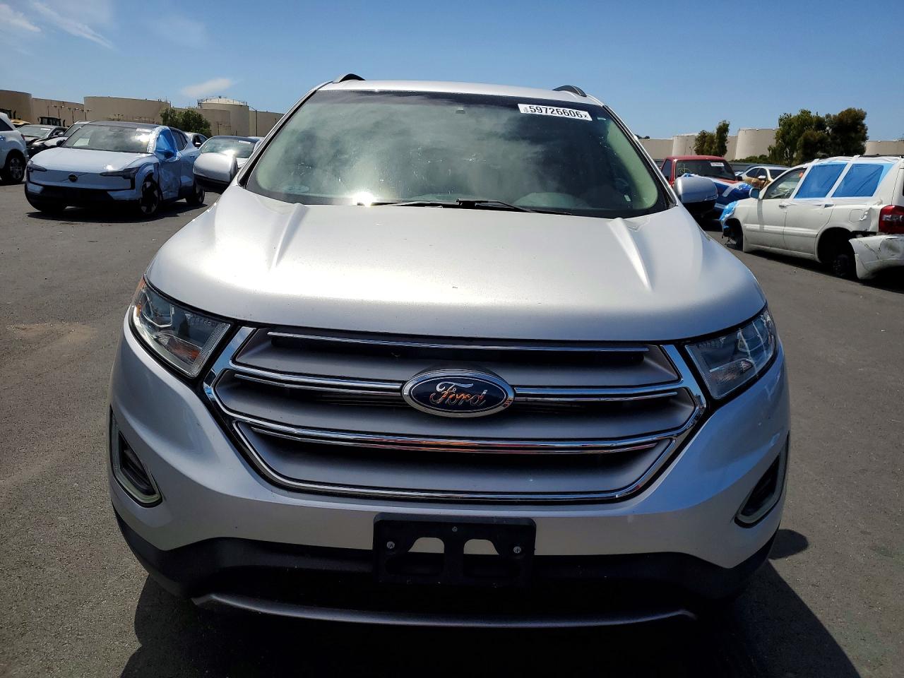 2018 Ford Edge Sel Серебряный vin: 2FMPK4J83JBC15873