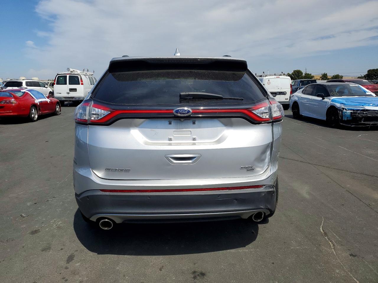 2018 Ford Edge Sel Серебряный vin: 2FMPK4J83JBC15873