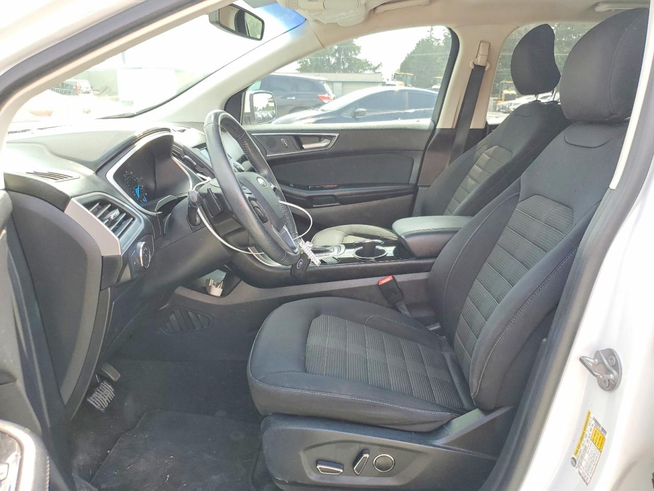 2018 Ford Edge Sel White vin: 2FMPK4J83JBC19342