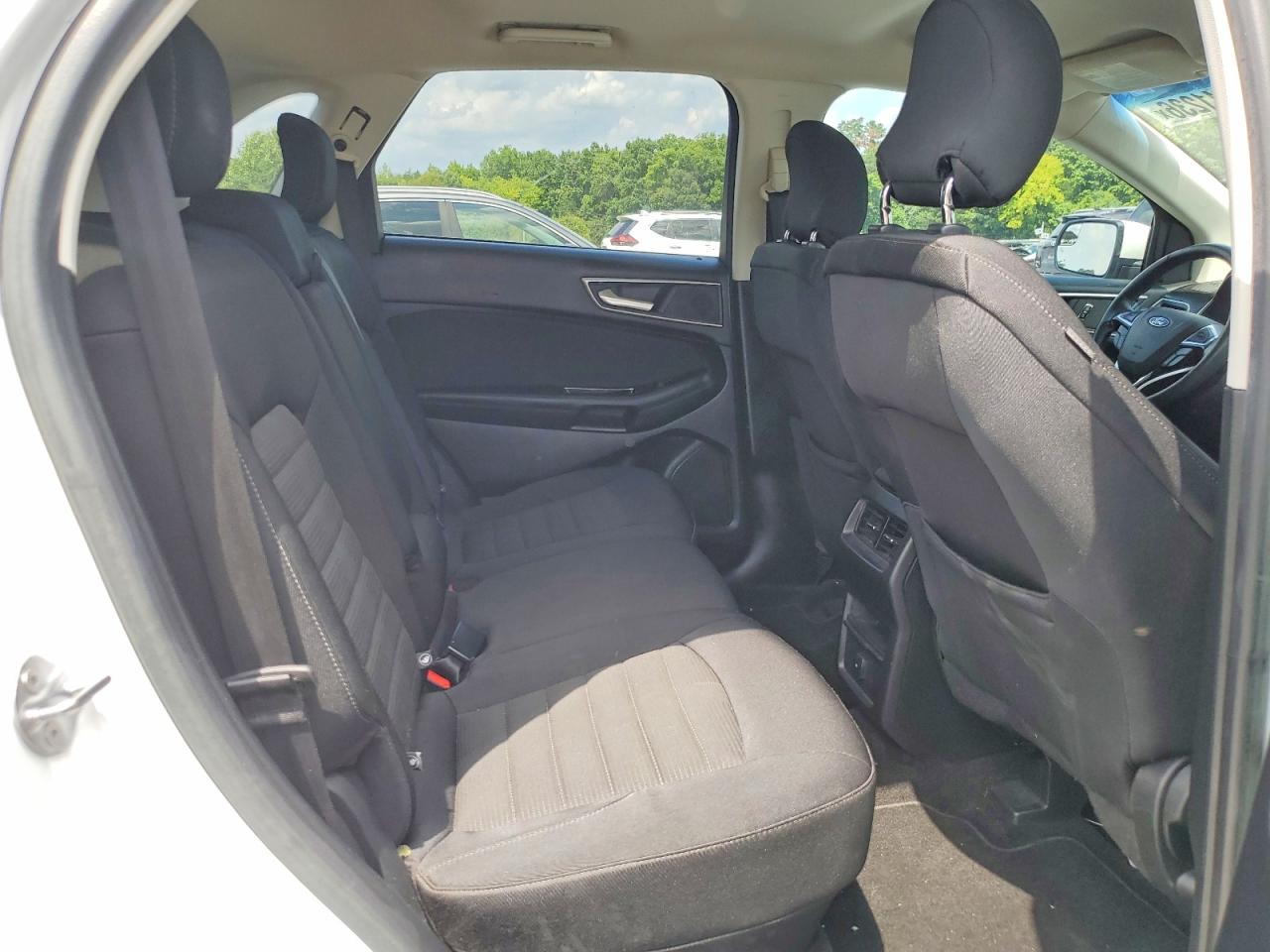2018 Ford Edge Sel White vin: 2FMPK4J83JBC19342
