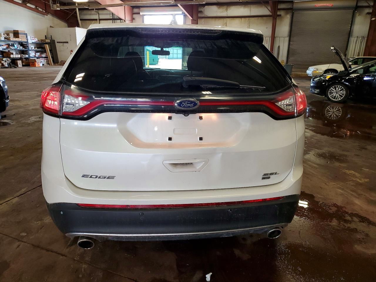 2016 Ford Edge Sel Белый vin: 2FMPK4J84GBB01034