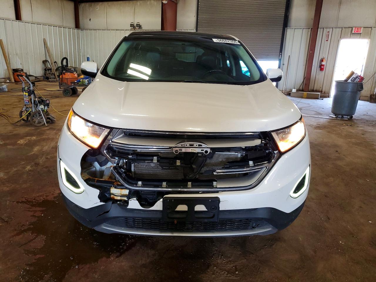 2016 Ford Edge Sel Белый vin: 2FMPK4J84GBB01034