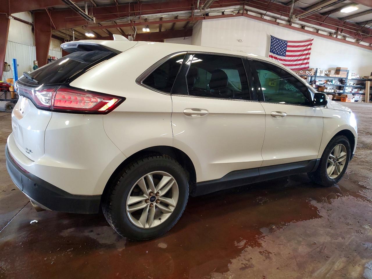 2016 Ford Edge Sel Белый vin: 2FMPK4J84GBB01034