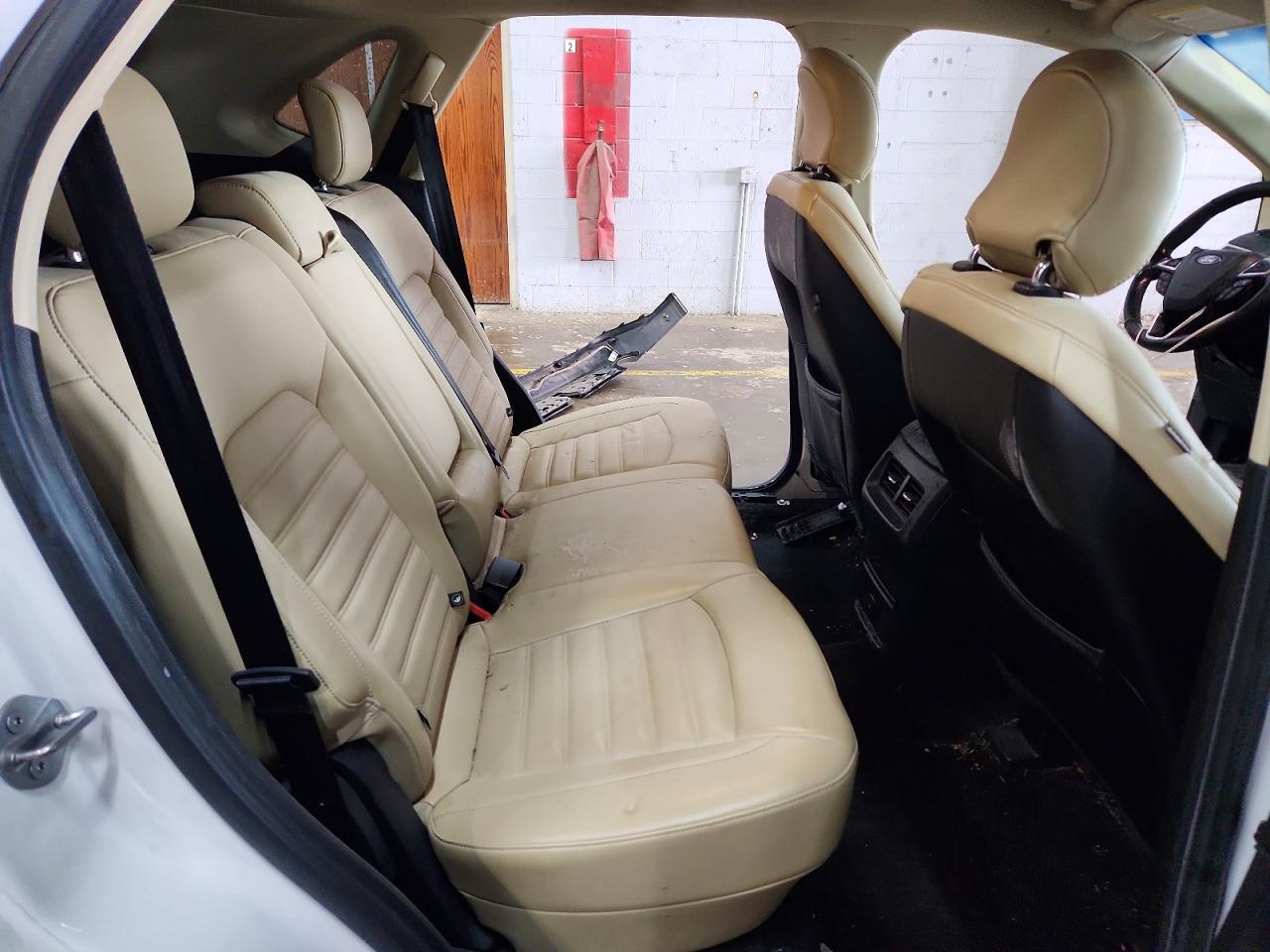 2017 Ford Edge Sel White vin: 2FMPK4J85HBC12824