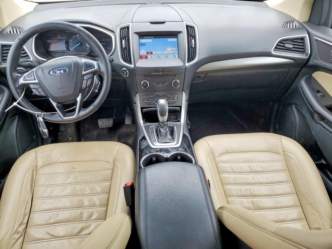 2016 Ford Edge Sel White vin: 2FMPK4J86GBB44063