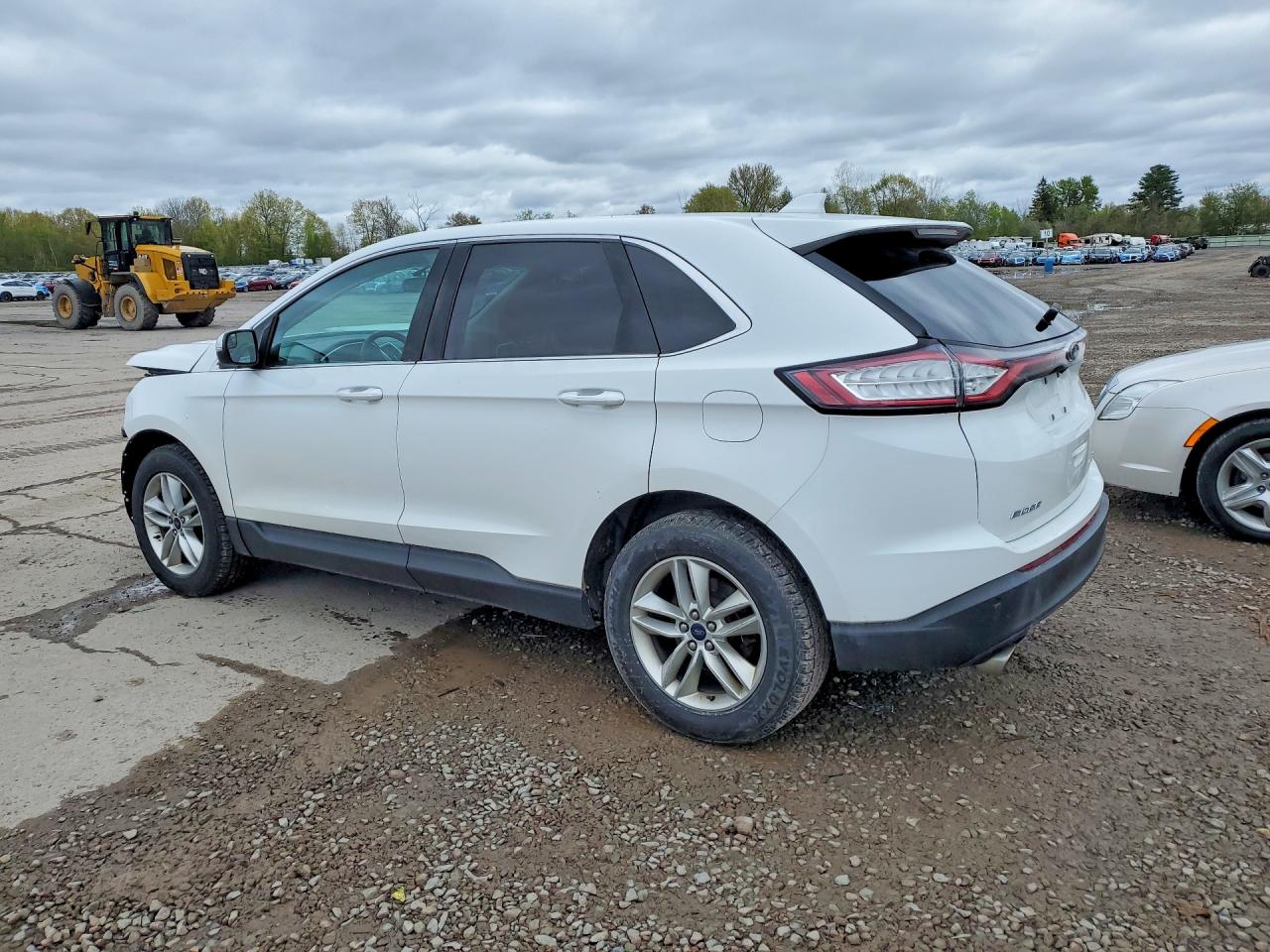 2016 Ford Edge Sel White vin: 2FMPK4J86GBB44063