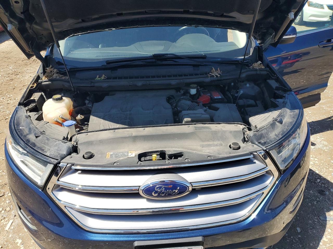 2017 Ford Edge Sel Blue vin: 2FMPK4J8XHBB10709