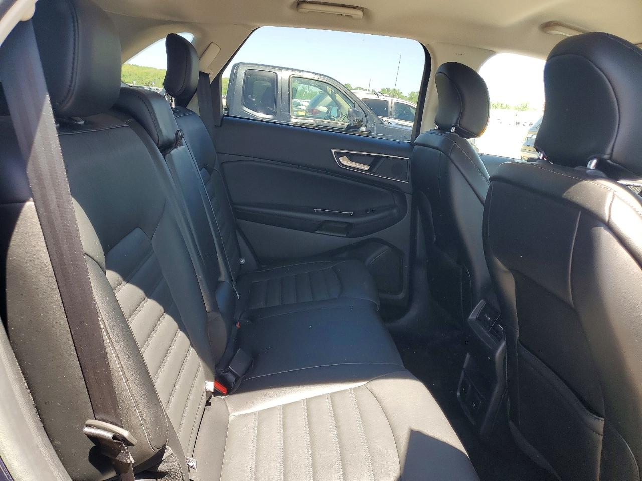 2017 Ford Edge Sel Blue vin: 2FMPK4J8XHBB10709