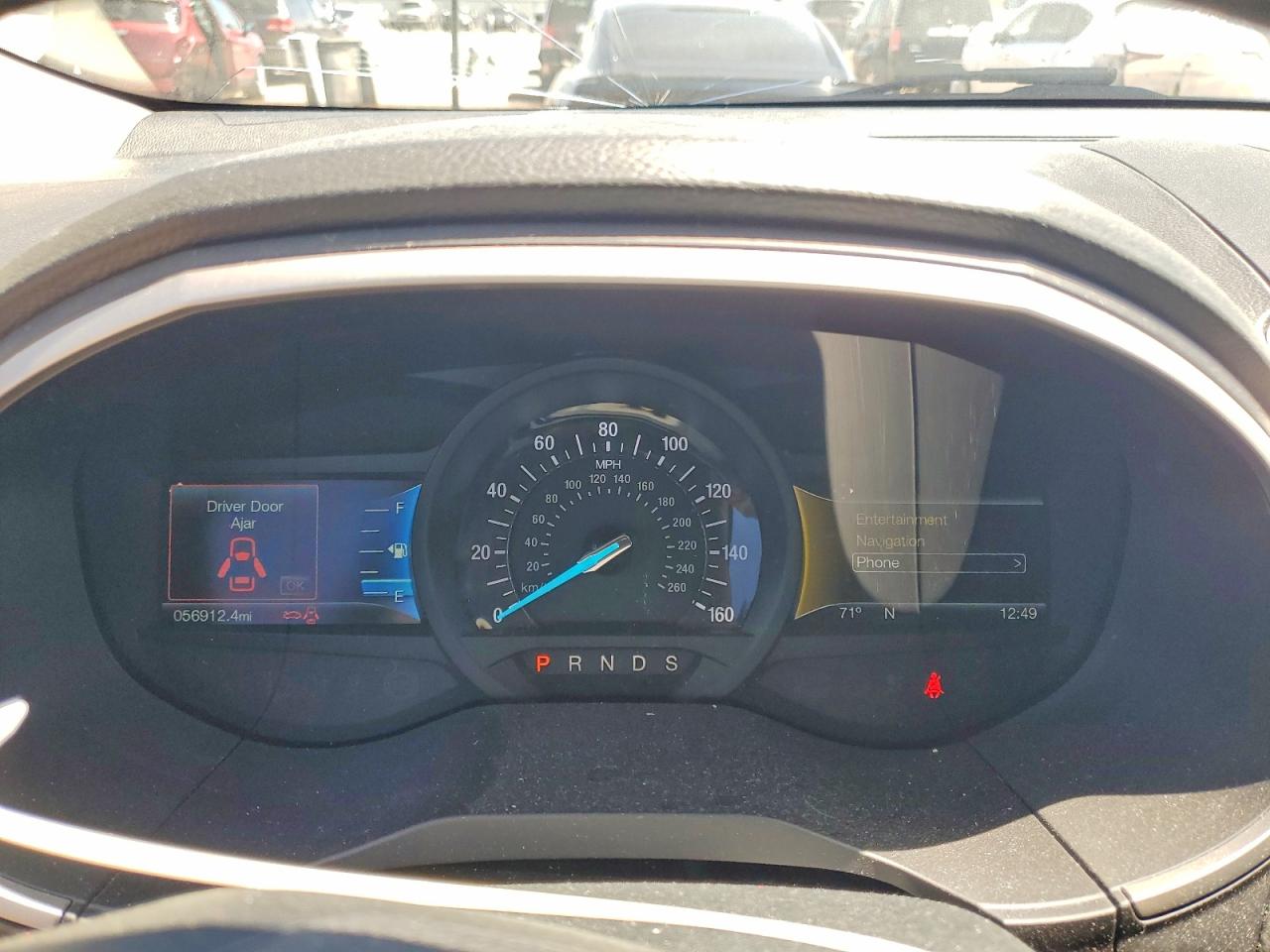 2017 Ford Edge Sel Blue vin: 2FMPK4J8XHBB10709