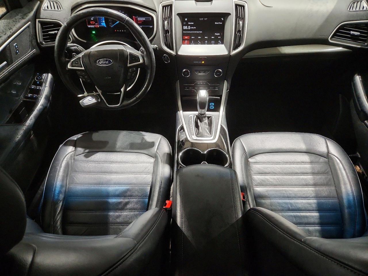 2017 Ford Edge Sel White vin: 2FMPK4J8XHBC34107