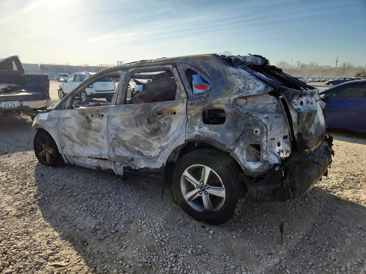 2019 Ford Edge Sel Burn vin: 2FMPK4J90KBB04725