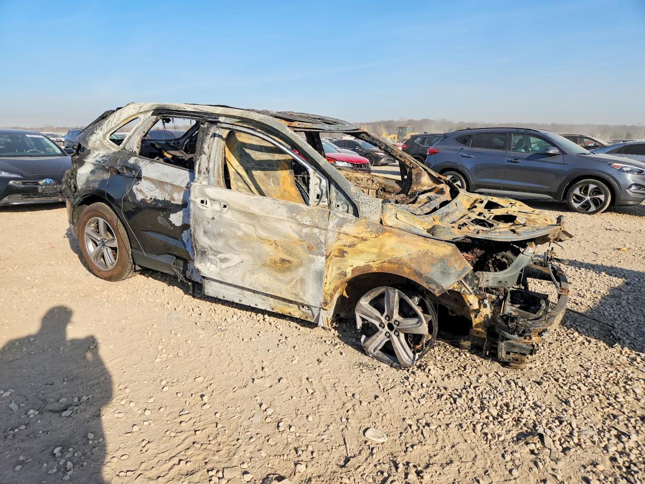 2019 Ford Edge Sel Burn vin: 2FMPK4J90KBB04725