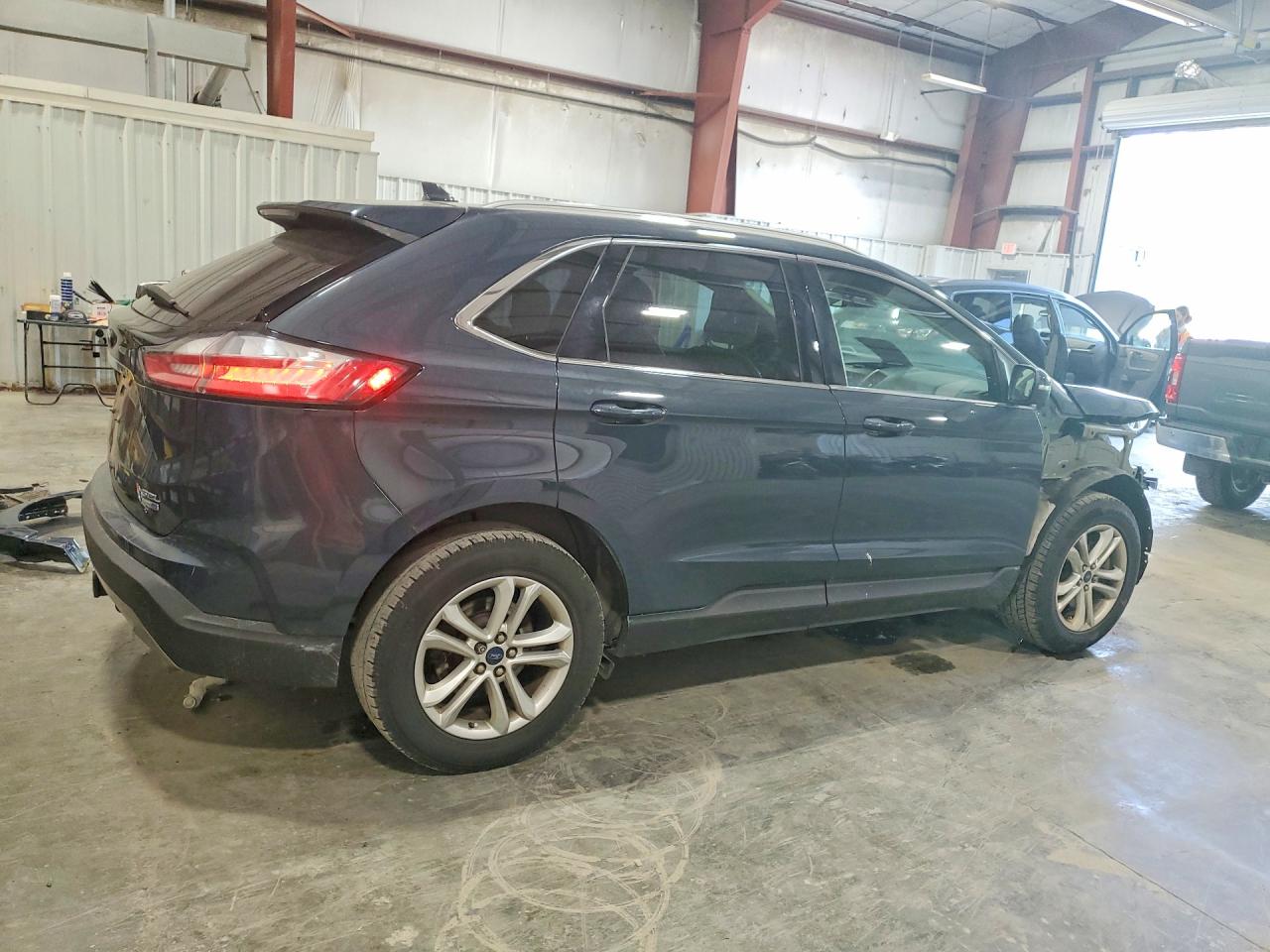 2019 Ford Edge Sel Синий vin: 2FMPK4J90KBB13800
