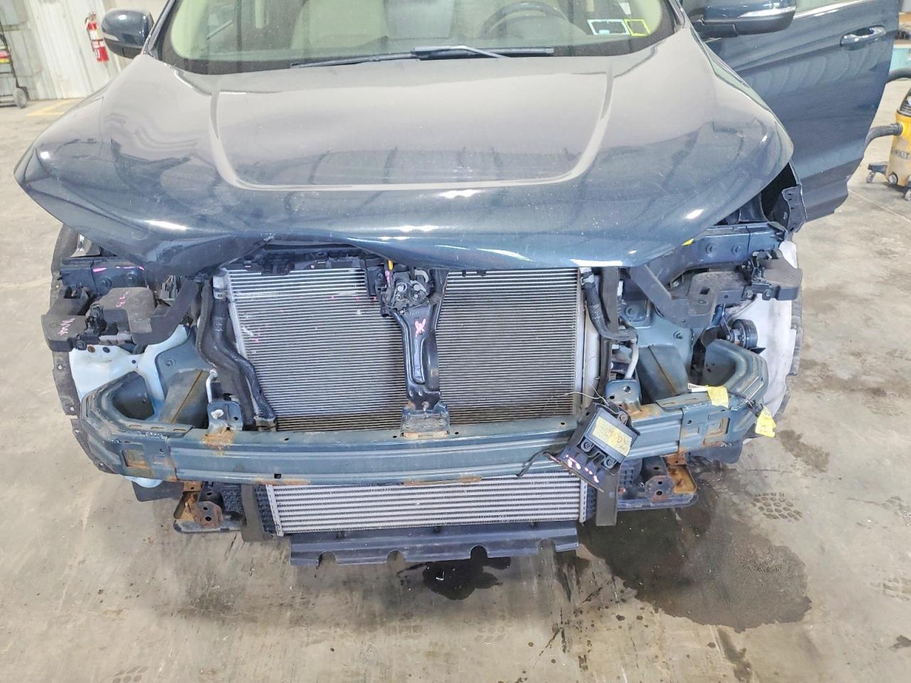 2019 Ford Edge Sel Синий vin: 2FMPK4J90KBB13800