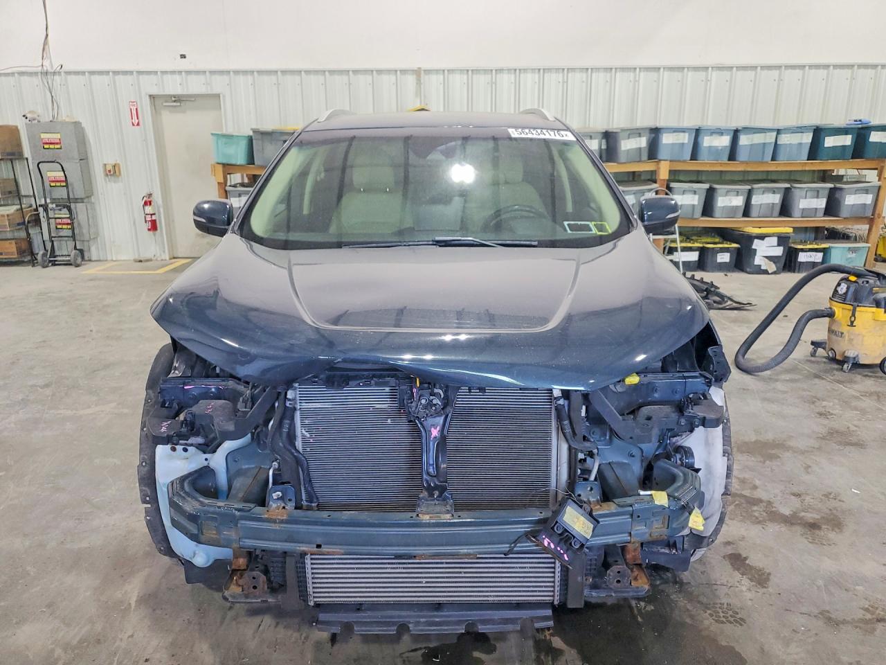 2019 Ford Edge Sel Синий vin: 2FMPK4J90KBB13800