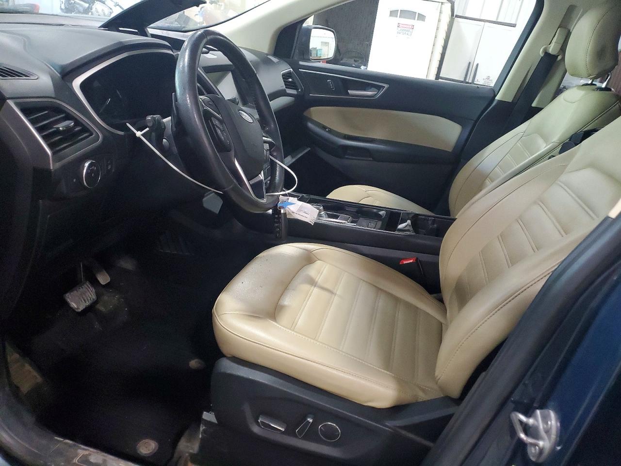 2019 Ford Edge Sel Синий vin: 2FMPK4J90KBB13800