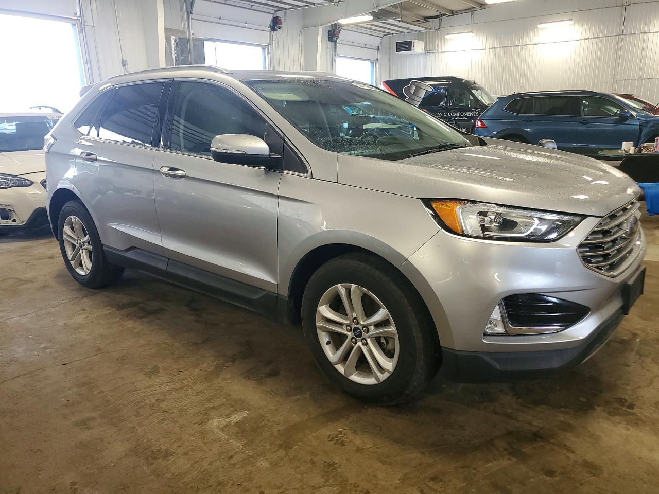2020 Ford Edge Sel Silver vin: 2FMPK4J90LBB15936