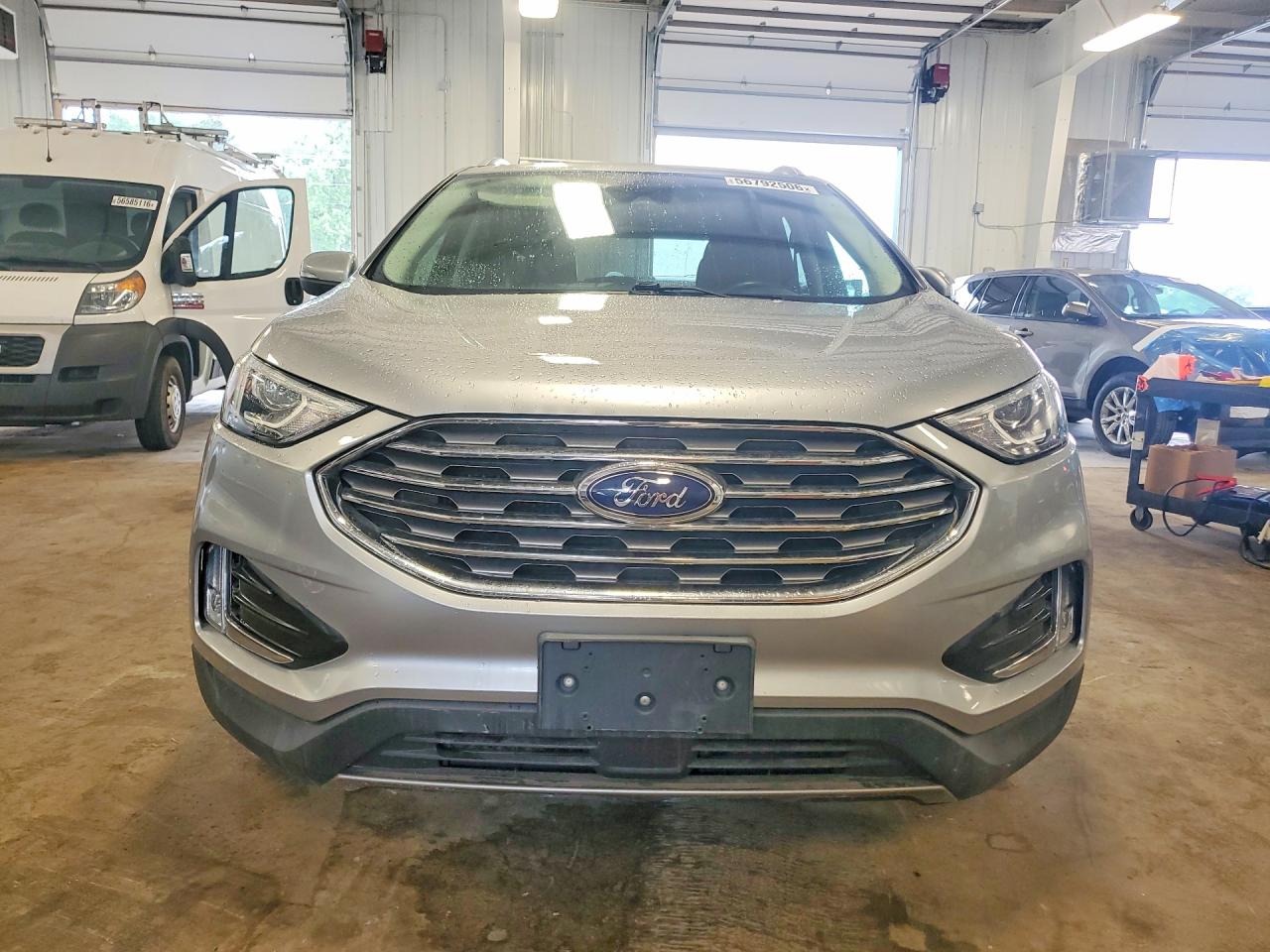 2020 Ford Edge Sel Silver vin: 2FMPK4J90LBB15936