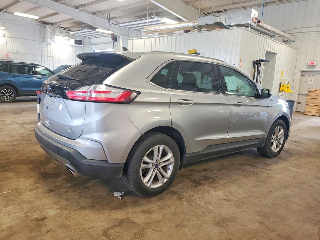 2020 Ford Edge Sel Silver vin: 2FMPK4J90LBB15936