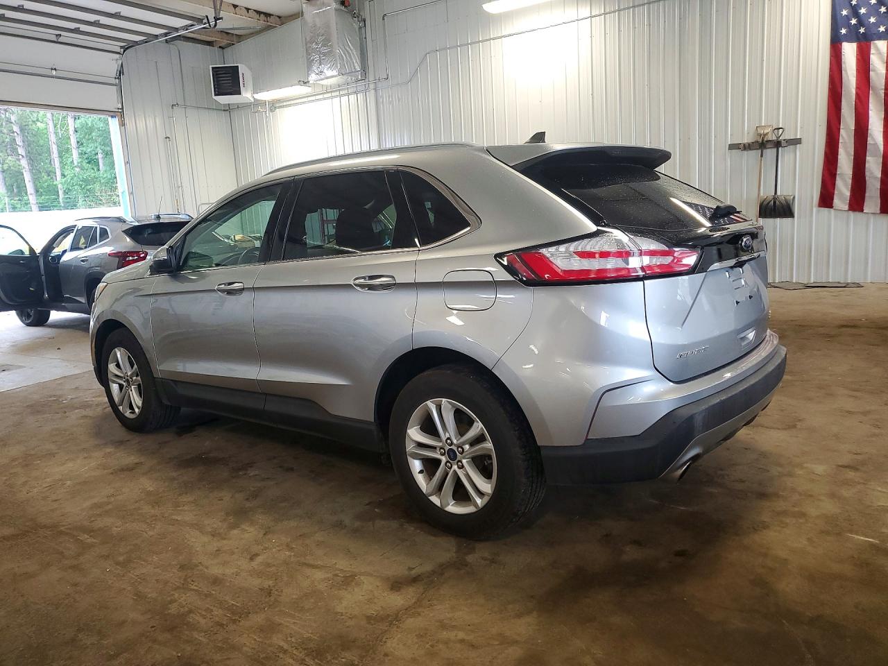 2020 Ford Edge Sel Silver vin: 2FMPK4J90LBB15936