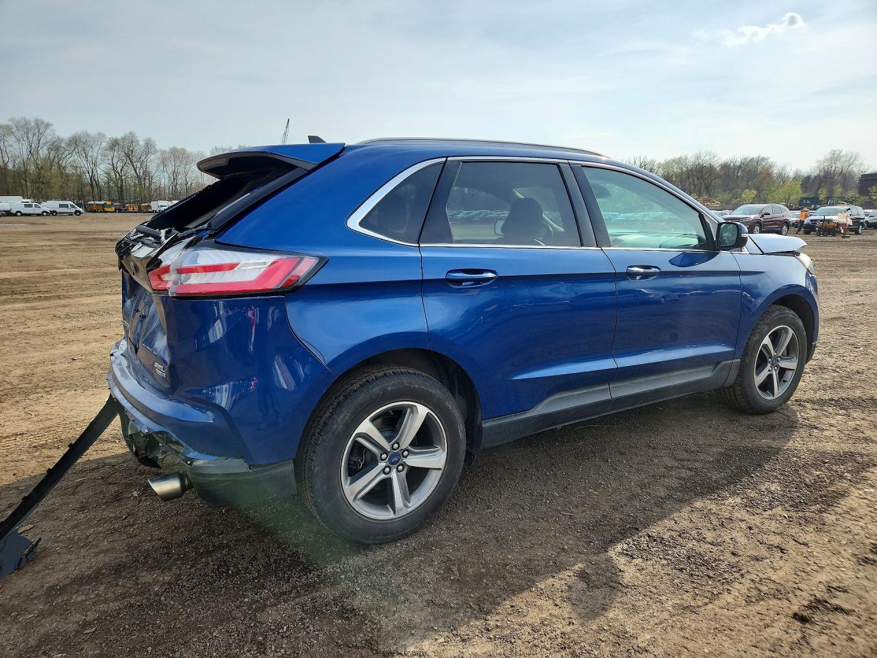 2020 Ford Edge Sel Blue vin: 2FMPK4J90LBB60763
