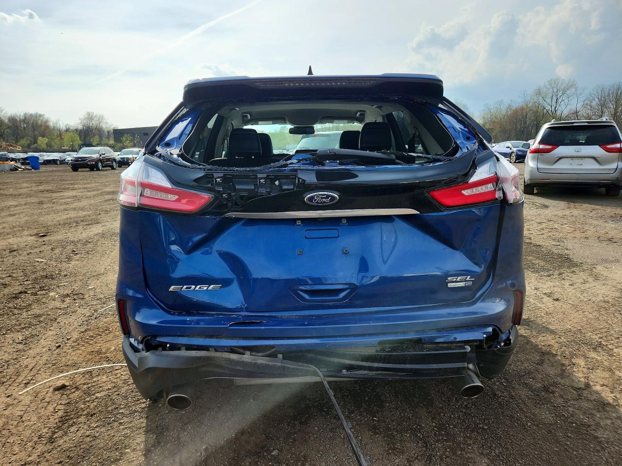 2020 Ford Edge Sel Blue vin: 2FMPK4J90LBB60763