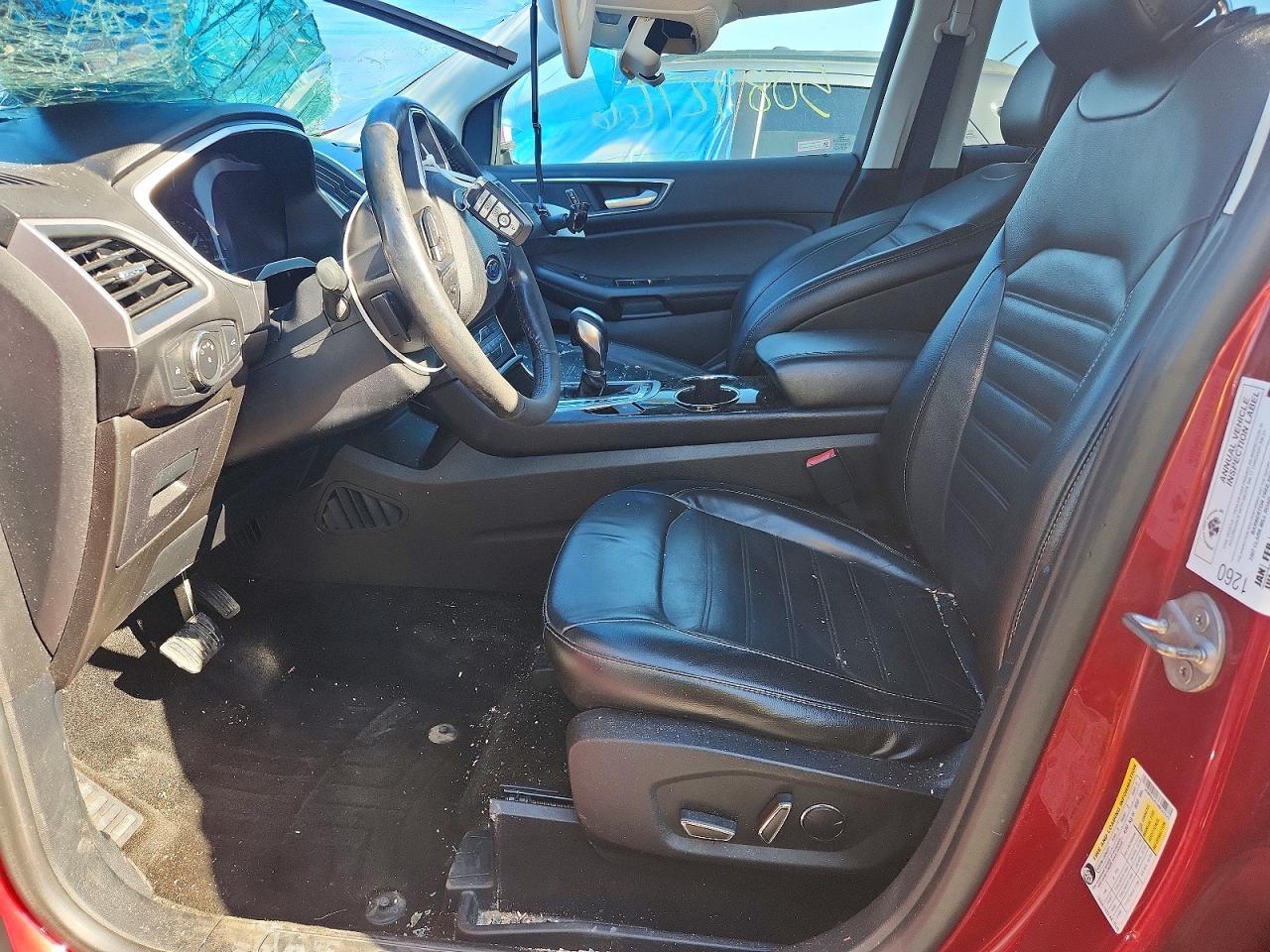 2017 Ford Edge Sel Темно-бордовый vin: 2FMPK4J91HBC42329