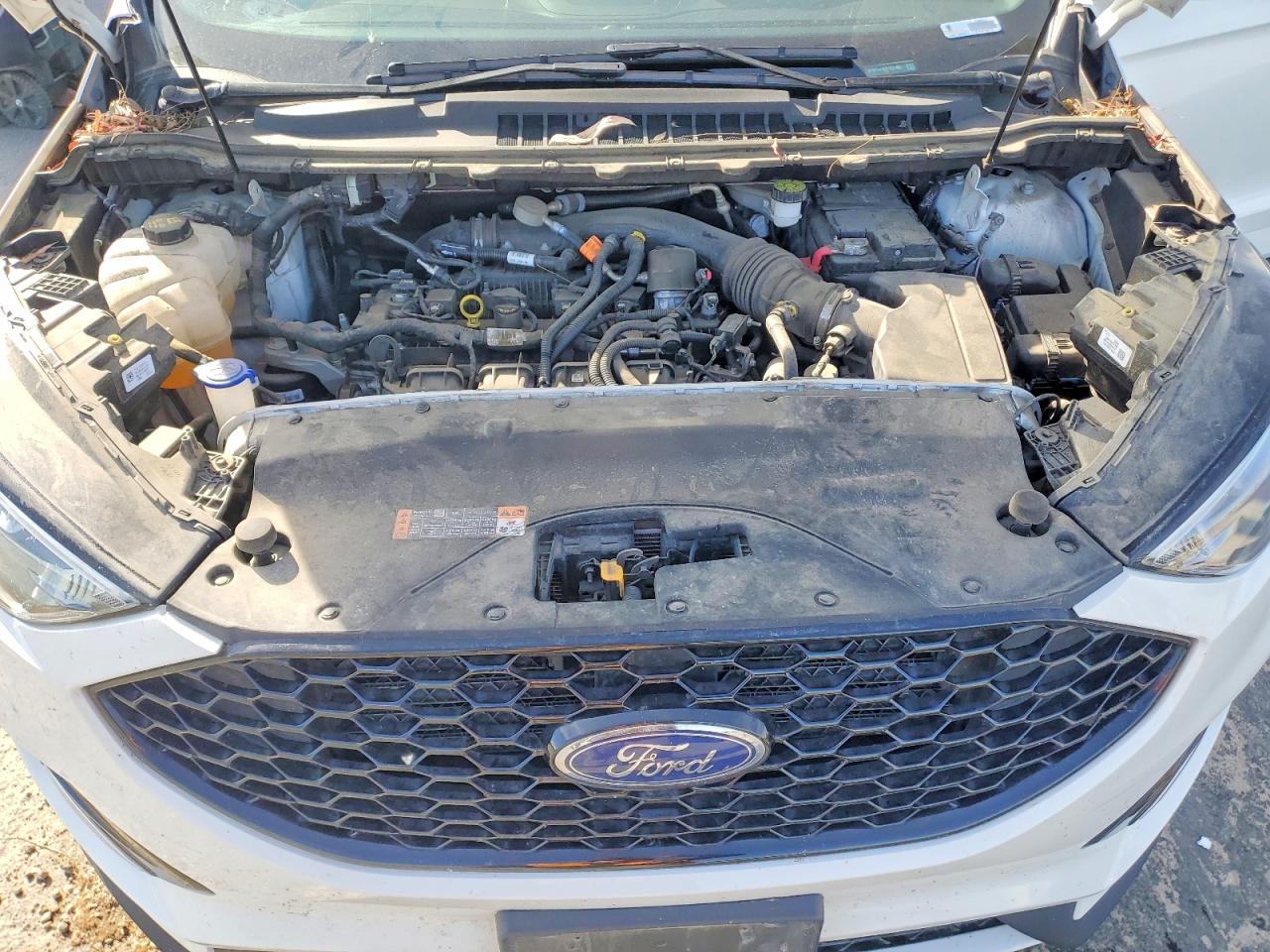 2020 Ford Edge Sel White vin: 2FMPK4J91LBB31482