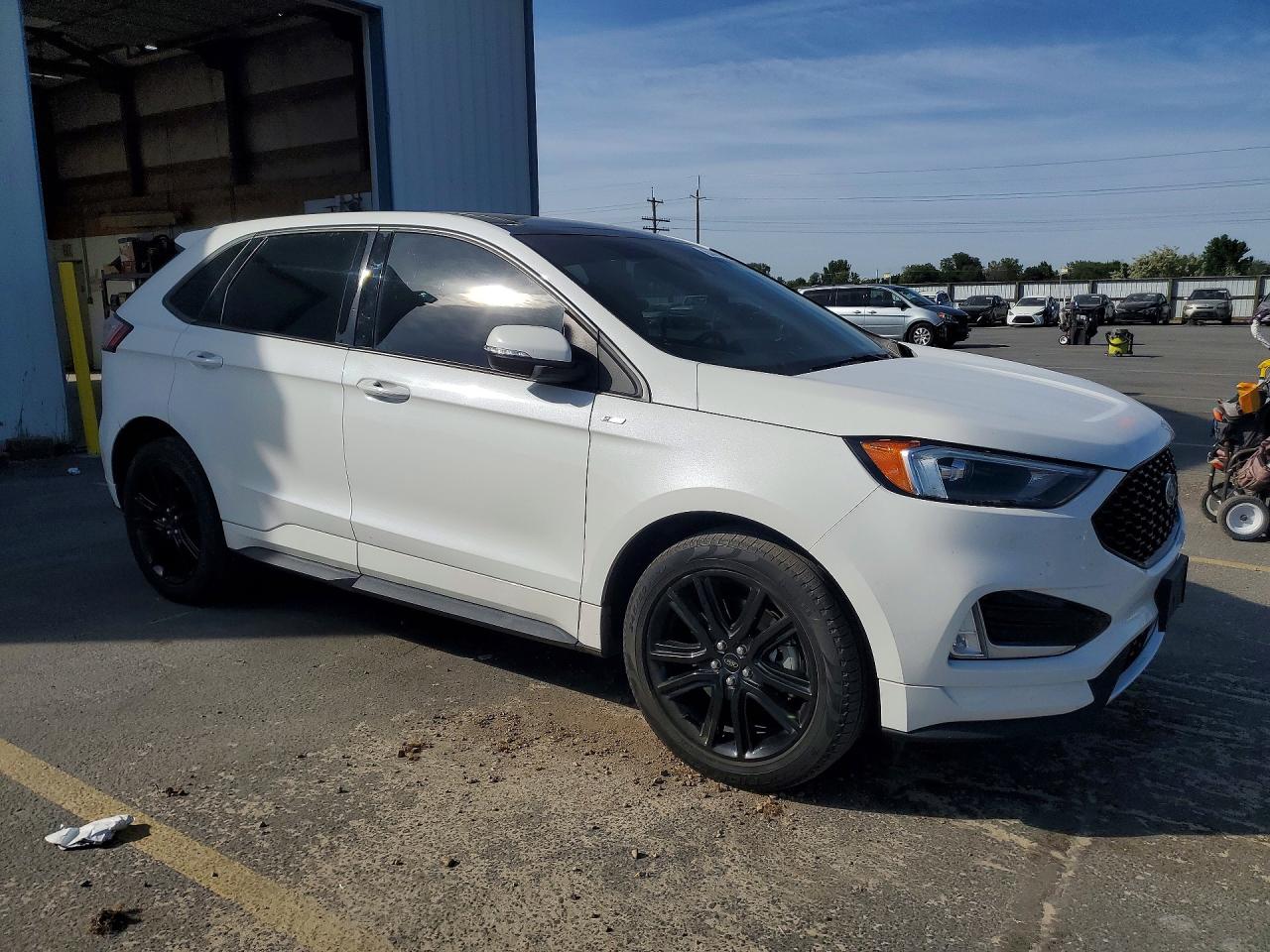 2020 Ford Edge Sel White vin: 2FMPK4J91LBB31482