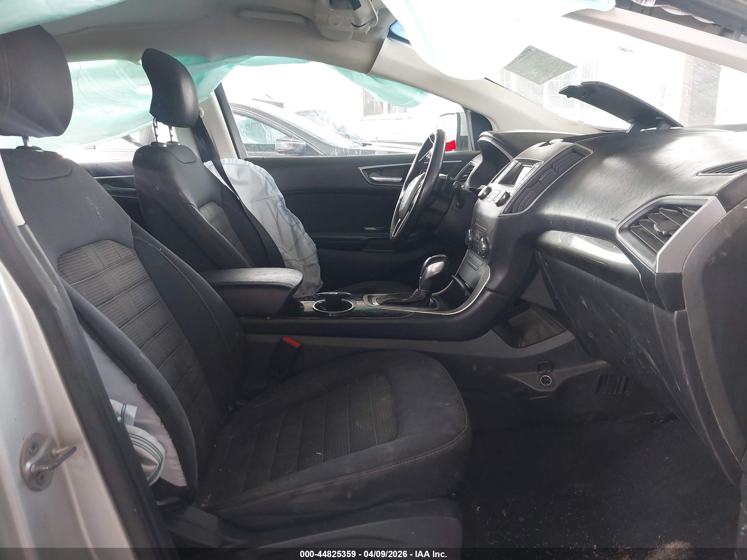 2017 Ford Edge Sel Silver vin: 2FMPK4J92HBC49662