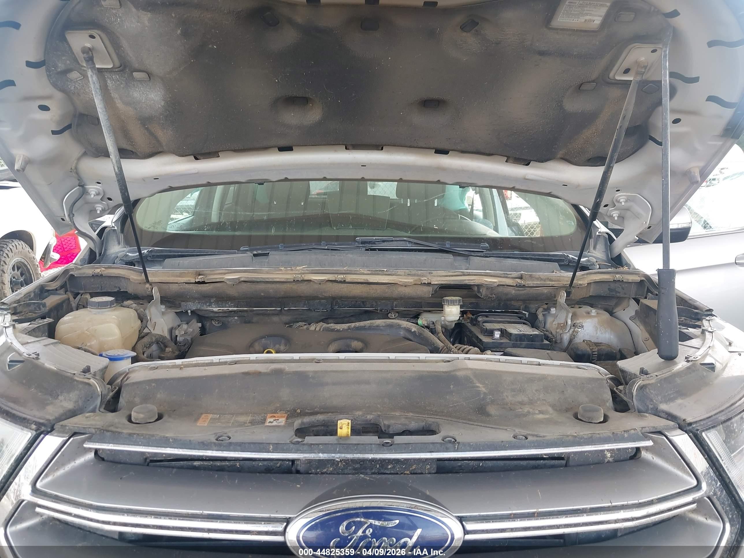 2017 Ford Edge Sel Silver vin: 2FMPK4J92HBC49662