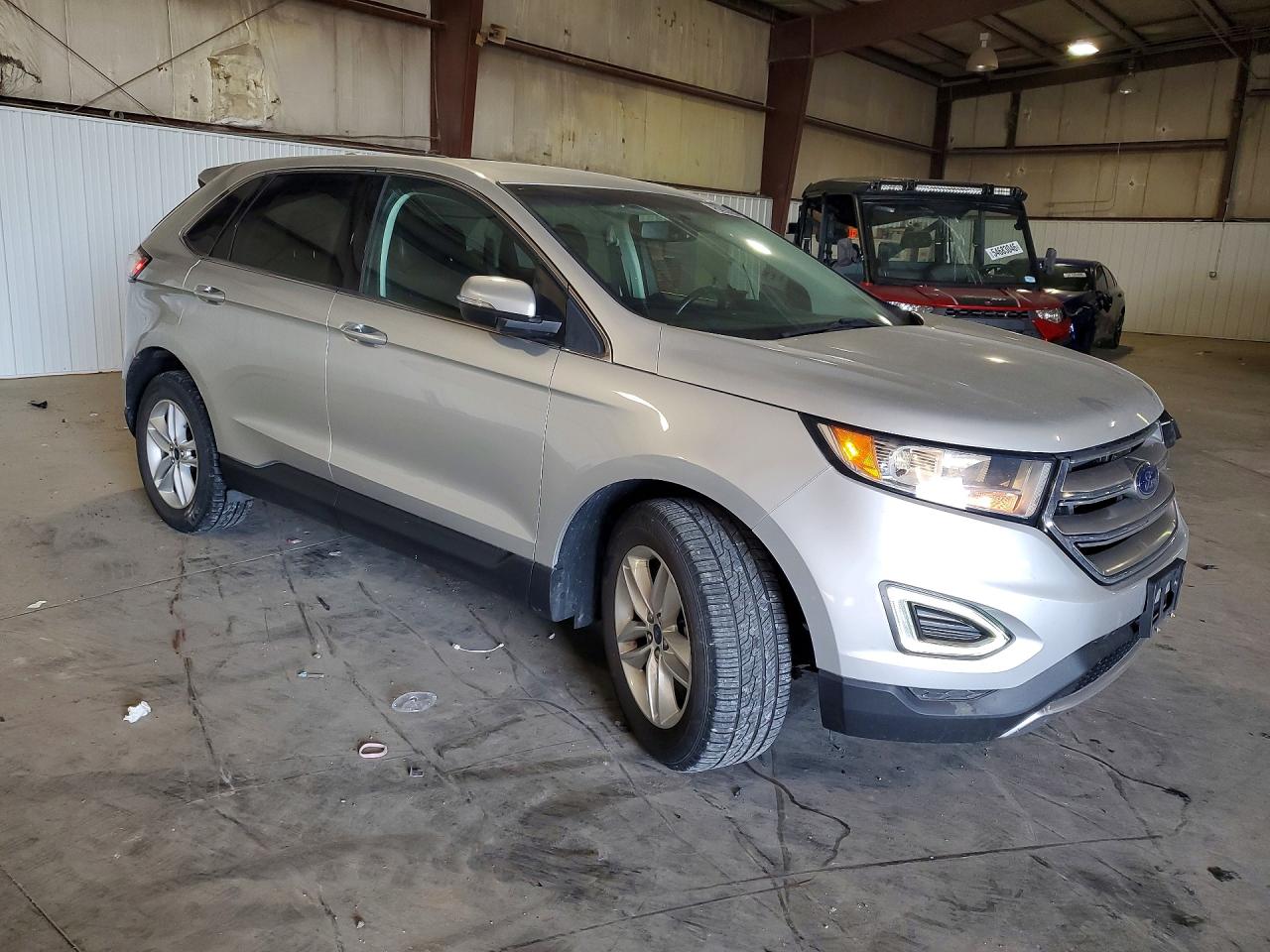 2017 Ford Edge Sel Серебряный vin: 2FMPK4J92HBC49774