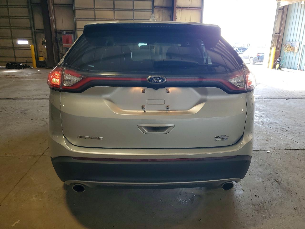 2017 Ford Edge Sel Серебряный vin: 2FMPK4J92HBC49774