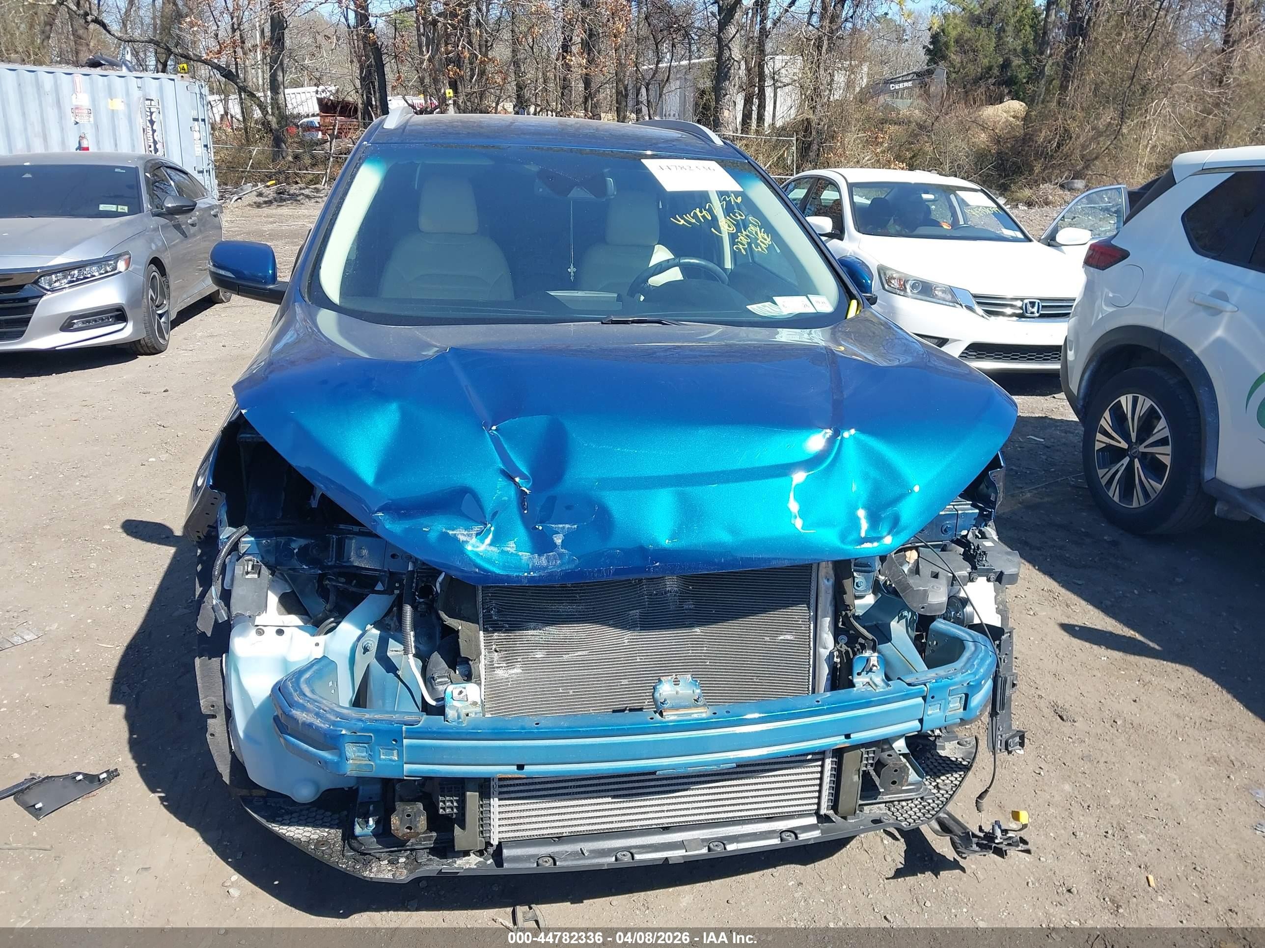 2020 Ford Edge Sel Blue vin: 2FMPK4J92LBA46960