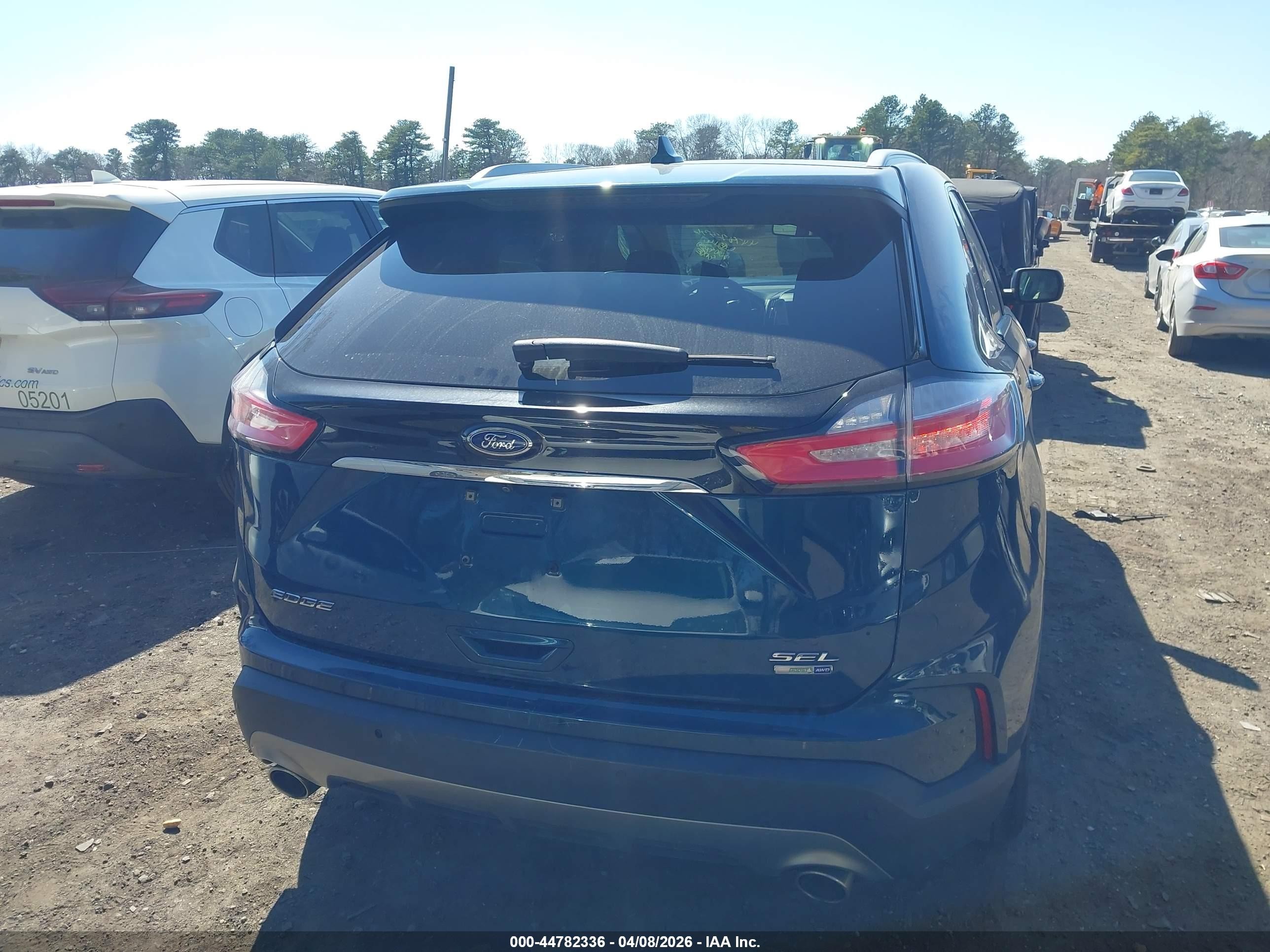 2020 Ford Edge Sel Blue vin: 2FMPK4J92LBA46960